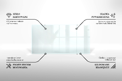 Panel za kuchyňskou linku Transparentní