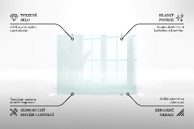 Panel za kuchyňskou linku Transparentní