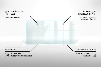 Panel za kuchyňskou linku Transparentní