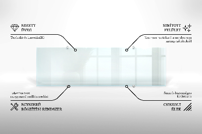 Panel za kuchyňskou linku Transparentní