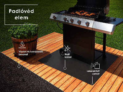 Ochranná podložka pod gril 100x100 cm