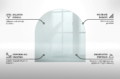 Sklo před krb transparentne v neregulérním tvaru