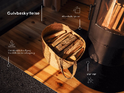 Podložka pod krb ve tvaru čtvrtkruhu z černého plechu