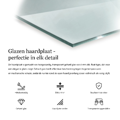 Sklo pod krbová kamna šestihranné průhledné