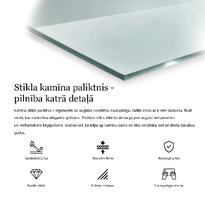 Sklo pod krbová kamna šestihranné průhledné