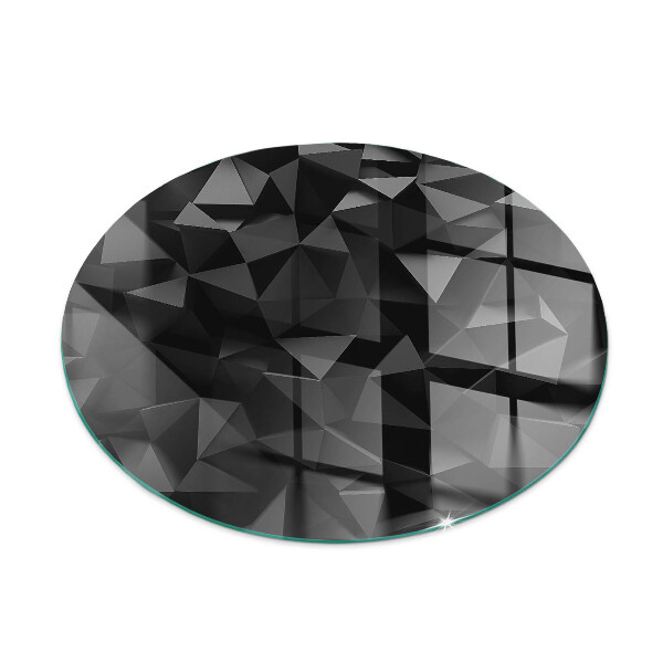 Podložka pod krbová kamna Geometrie ve třech rozměrech