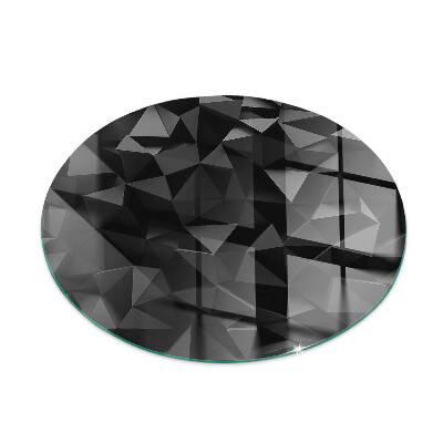 Podložka pod krbová kamna Geometrie ve třech rozměrech