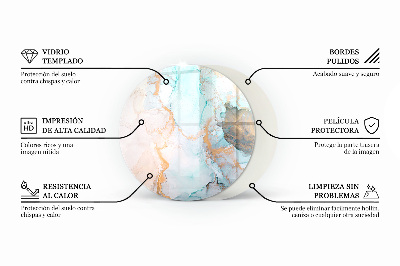 Podložka pod krbová kamna Geometrie ve třech rozměrech