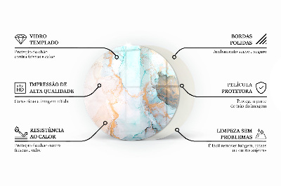 Podložka pod krbová kamna Geometrie ve třech rozměrech