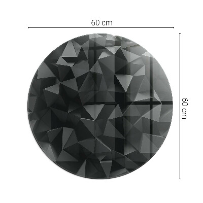 Podložka pod krbová kamna Geometrie ve třech rozměrech