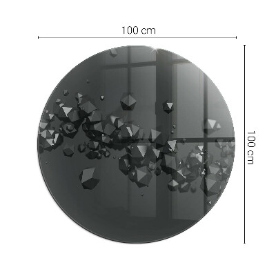 Podložka pod krbová kamna Abstraktní mraky tvoří v pevných látkách