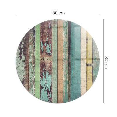 Sklo pod krb kruhové Barvy desky v různých tónech