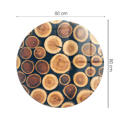 Podložka pod krbová kamna Dřevěná rámovaná krabice