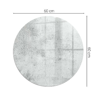 Sklo pod krb kruhové Betonová textura v syrovém stylu