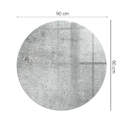 Podložka pod krbová kamna Surový beton v minimalistickém stylu