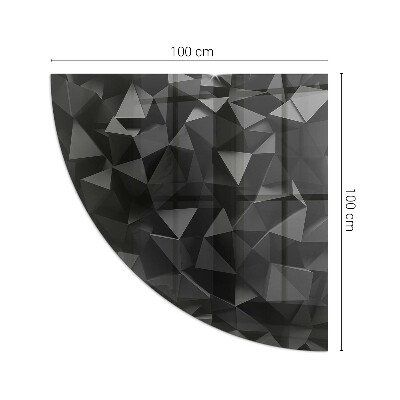 Podložka pod krb čtvrtka Geometrie ve třech rozměrech