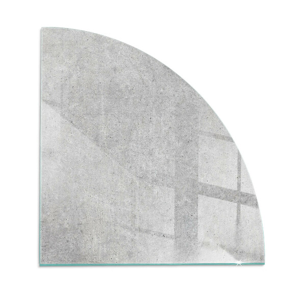 Podložka před krb čtvrtka Betonová textura v syrovém stylu