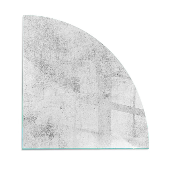 Podložka před krb čtvrtka Betonová textura v syrovém stylu