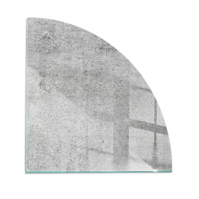 Podložka pod krb čtvrtka Surový beton v minimalistickém stylu