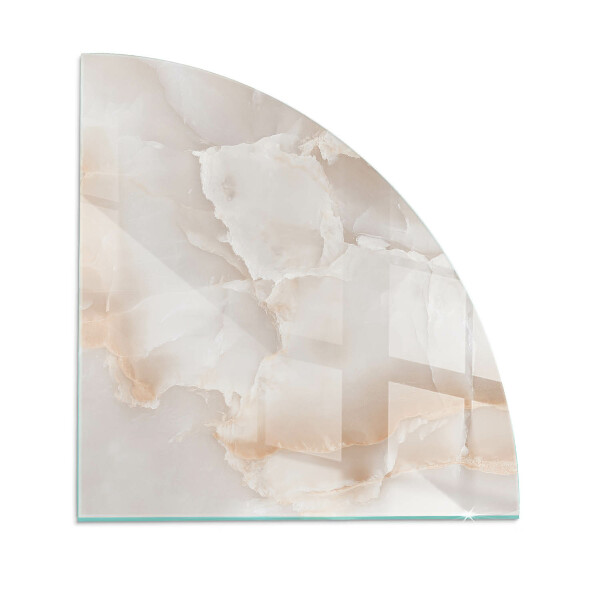 Podložka před krb čtvrtka Organický motiv kamene