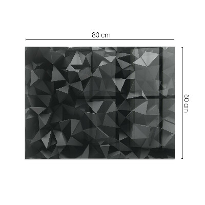 Sklo pod krbová kamna Trojrozměrná geometrie