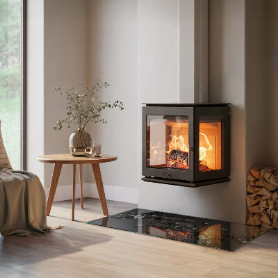 Sklo pod krbová kamna Abstraktní mrak pevných látek