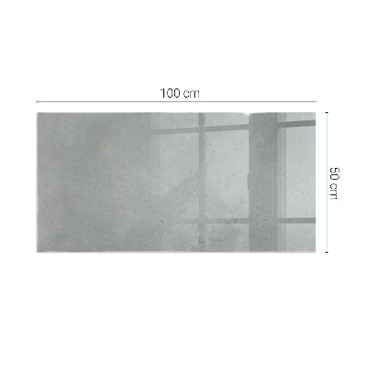 Sklo pod kamna obdélníkové Betonová textura s efektem