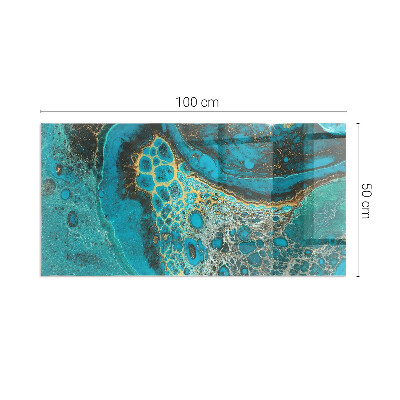 Sklo pod krbová kamna Abstraktní organický vzor