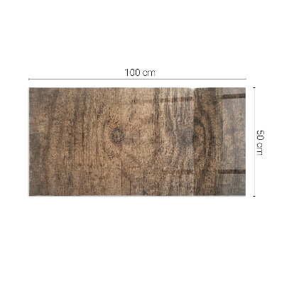 Sklo pod krbová kamna Přírodní vzor dřeva