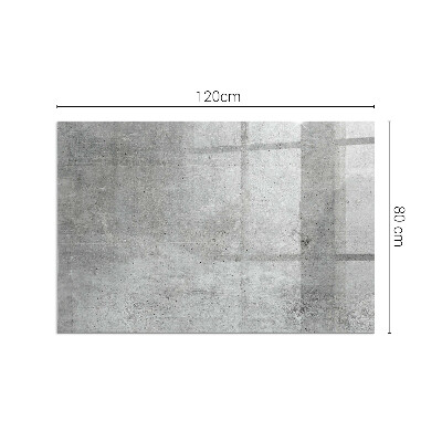Sklo pod krbová kamna Surová betonová textura