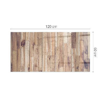 Sklo pod krbová kamna Dřevěná deska v rozložení