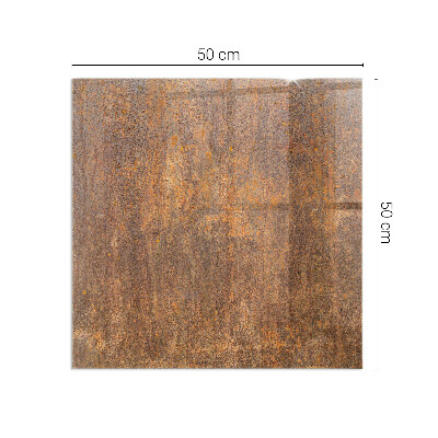 Sklo pod krbová kamna Rez textura na kovu