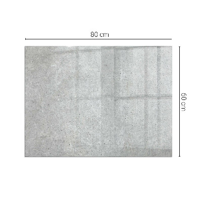 Sklo pod kamna obdélníkové Surová betonová textura