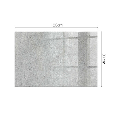 Sklo pod kamna obdélníkové Surová betonová textura