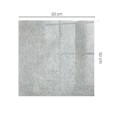 Sklo pod kamna obdélníkové Surová betonová textura