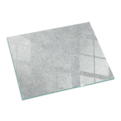 Sklo pod kamna obdélníkové Surová betonová textura