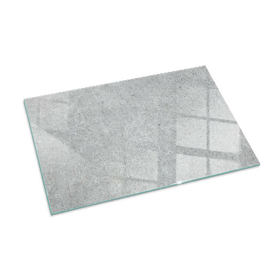 Sklo pod kamna obdélníkové Surová betonová textura
