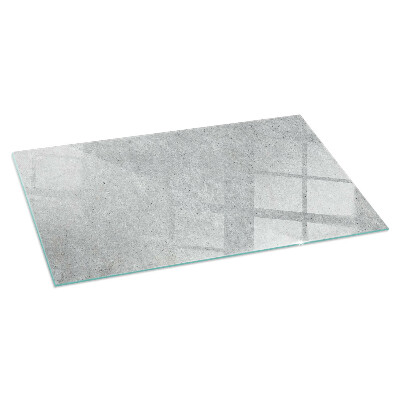 Sklo pod kamna obdélníkové Surová betonová textura
