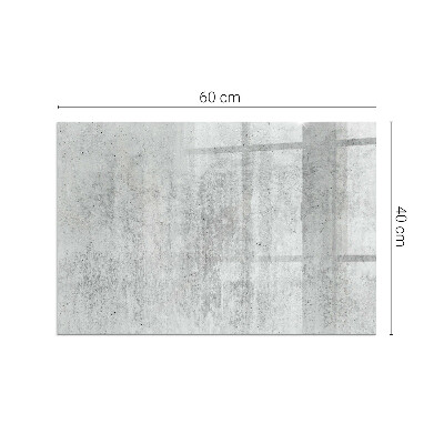 Sklo pod krbová kamna Surová betonová textura