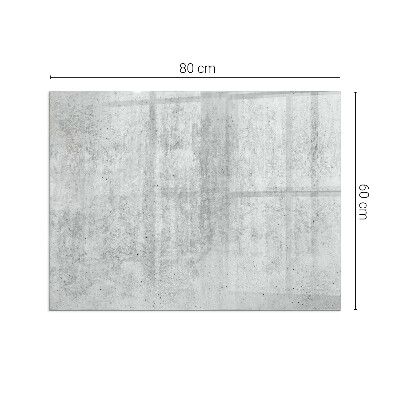 Sklo pod krbová kamna Surová betonová textura