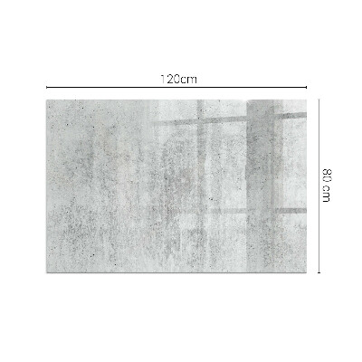 Sklo pod krbová kamna Surová betonová textura