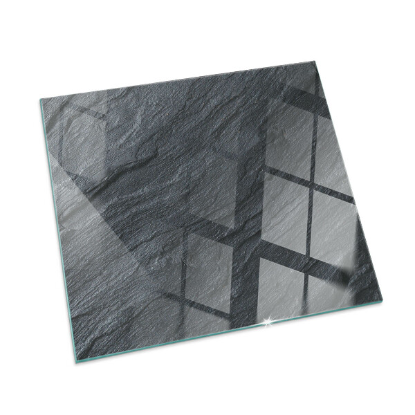 Sklo pod kamna obdélníkové Textura povrchu kamene