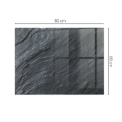 Sklo pod kamna obdélníkové Textura povrchu kamene