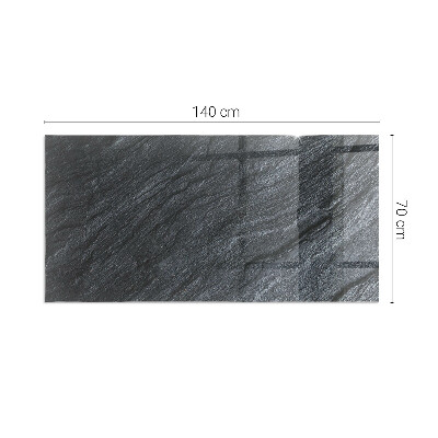 Sklo pod kamna obdélníkové Textura povrchu kamene