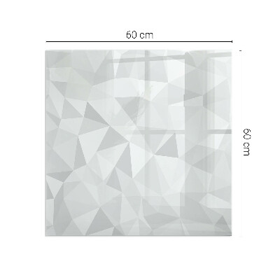 Sklo pod krbová kamna Abstraktní geometrický vzor