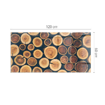 Sklo pod krbová kamna Krabice s řezaným dřevem