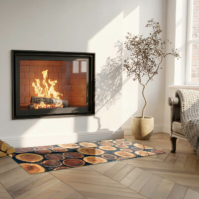 Sklo pod krbová kamna Krabice s řezaným dřevem