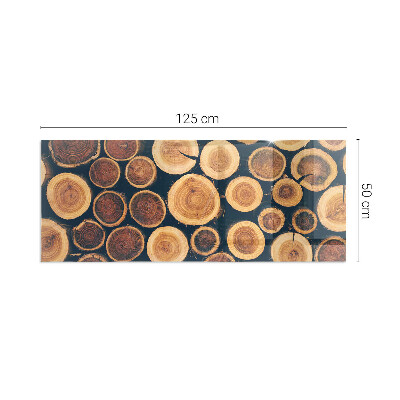 Sklo pod krbová kamna Krabice s řezaným dřevem