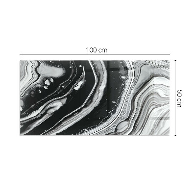 Sklo pod krbová kamna Abstraktní vlny a čáry