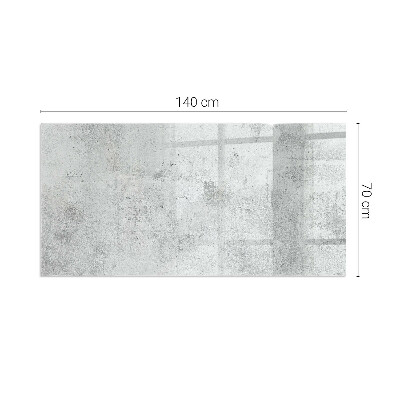 Sklo pod kamna obdélníkové Surová betonová textura